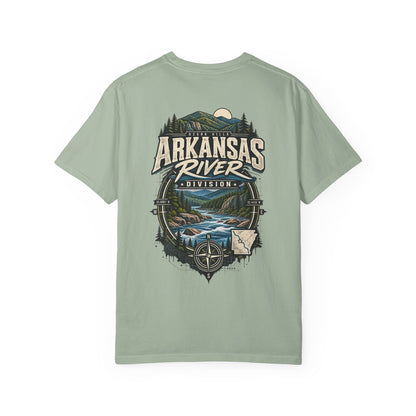 Arkansas River Division Unisex Comfort Color 1717 Streetwear Graphic Tee