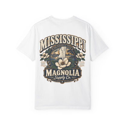 Mississippi Magnolia Supply Co. Unisex Comfort Color 1717 Streetwear Graphic Tee