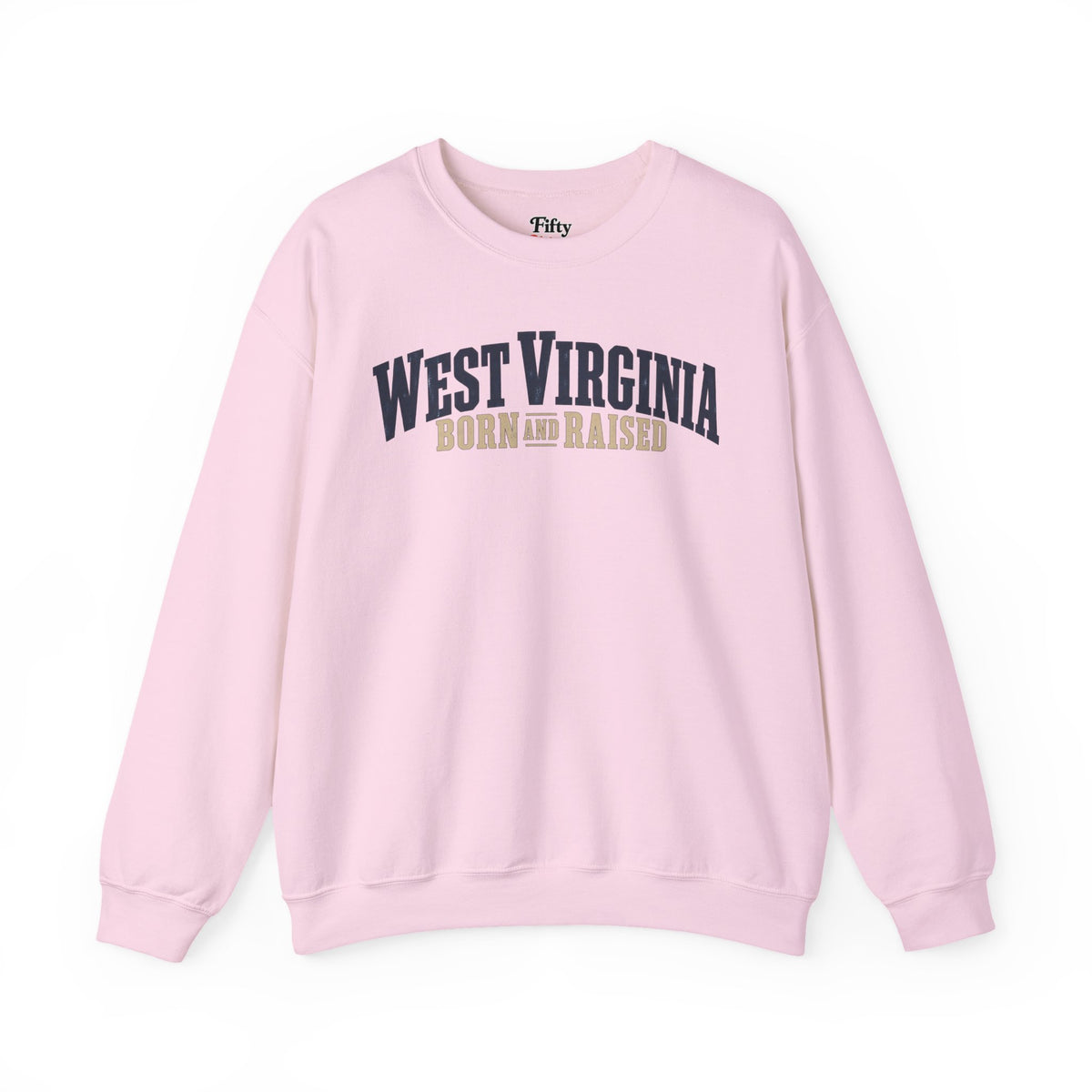 West Virginia Born and Raised Southern Heritage Unisex Sweatshirt Graphic