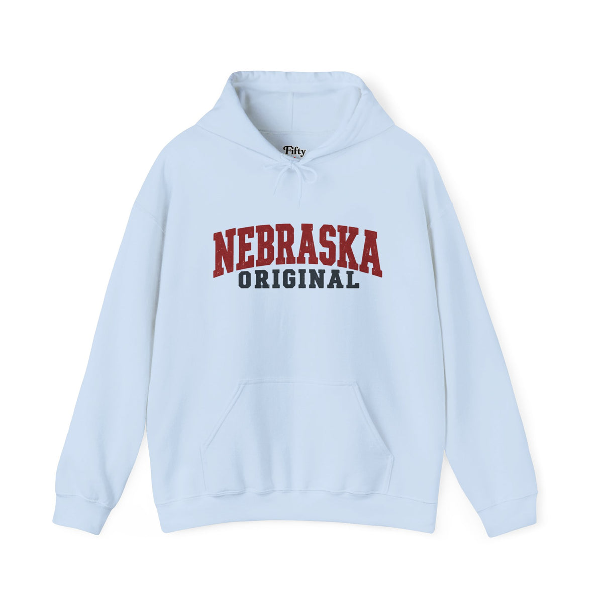 Nebraska Original Unisex Hoodie State Name Graphic