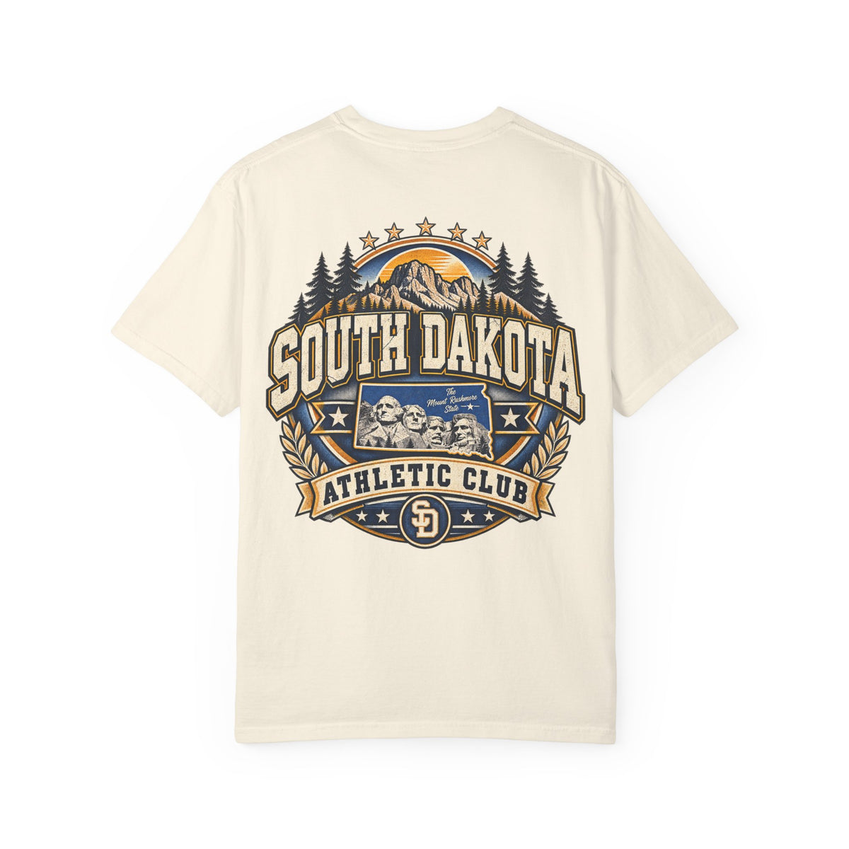 South Dakota Athletic Club Unisex Comfort Color 1717 Streetwear Graphic Tee