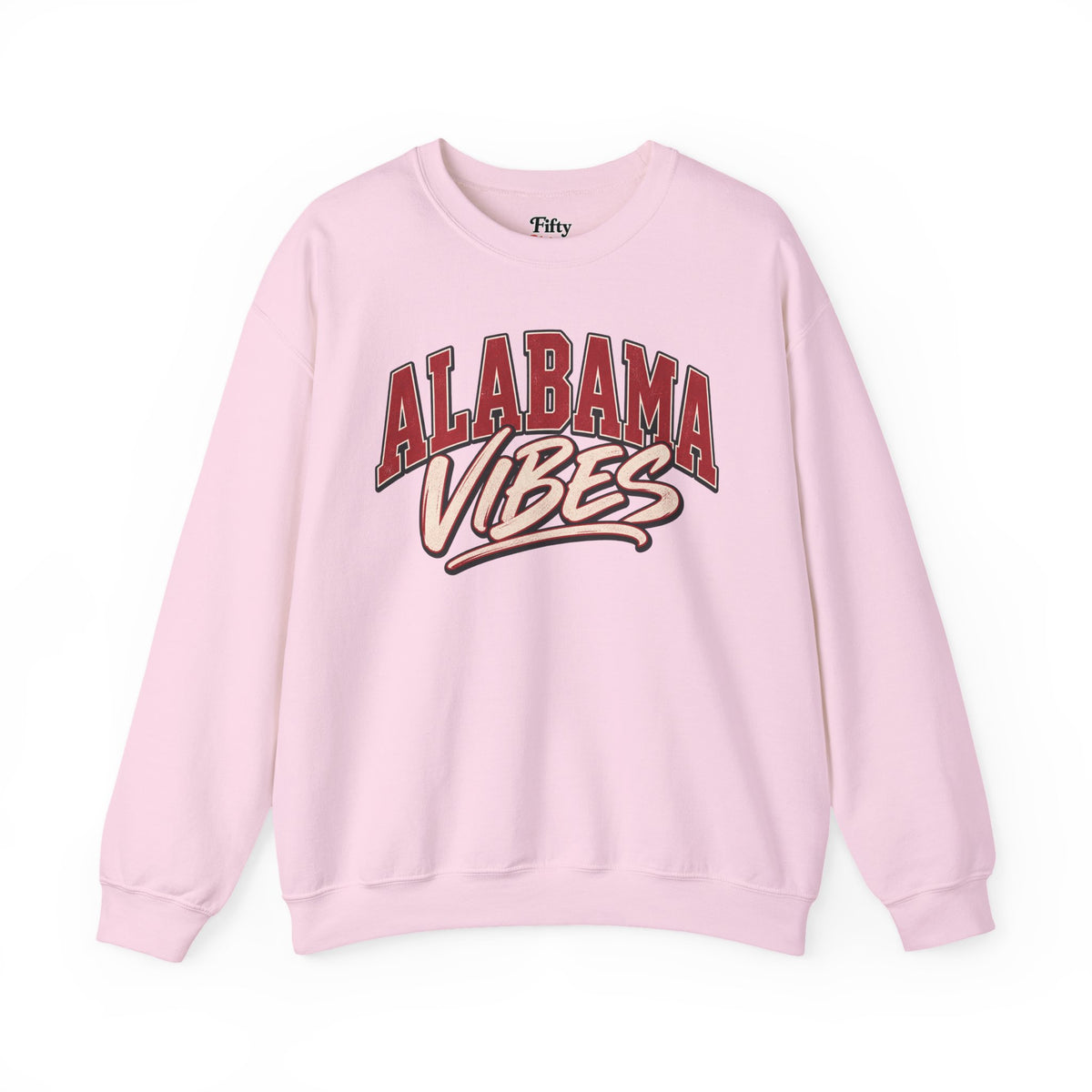 Alabama Vibes Unisex Crewneck Sweatshirt State Name Graphic