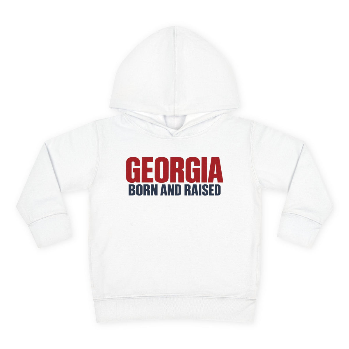 Georgia Born and Raised Minimal Modern Unisex Toddler Pullover Fleece Hoodie