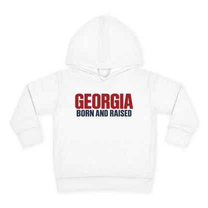 Georgia Born and Raised Minimal Modern Unisex Toddler Pullover Fleece Hoodie