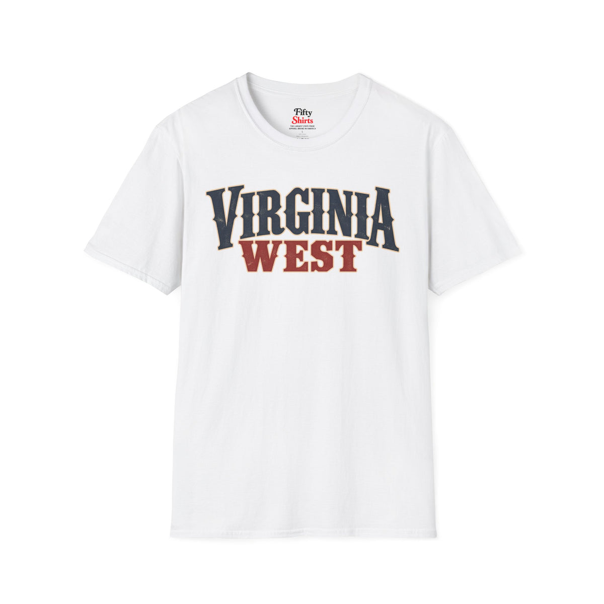 Virgina West Unisex Softstyle T Shirt State Name Graphic Tee