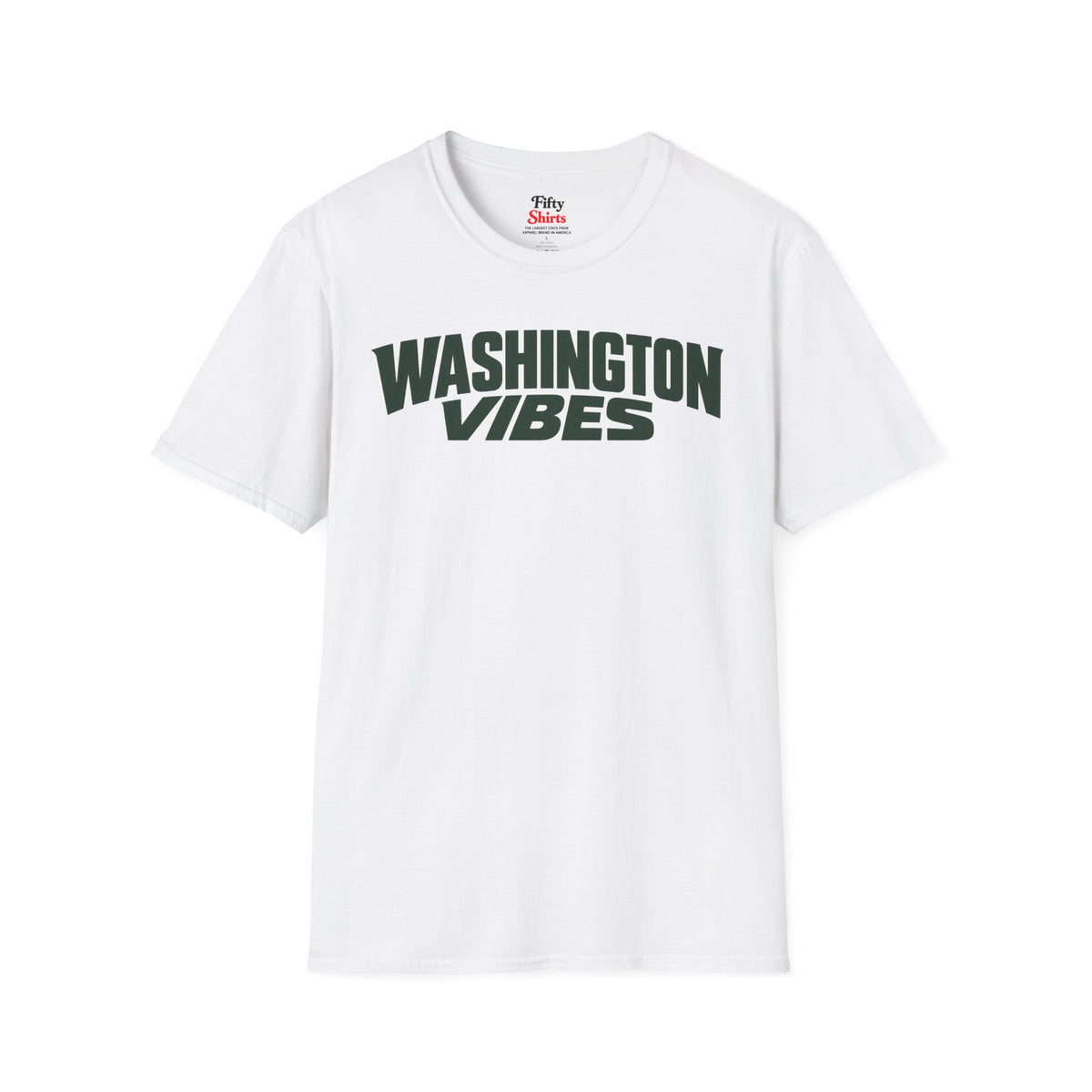 Washington Vibes Unisex Softstyle T Shirt State Name Graphic Tee