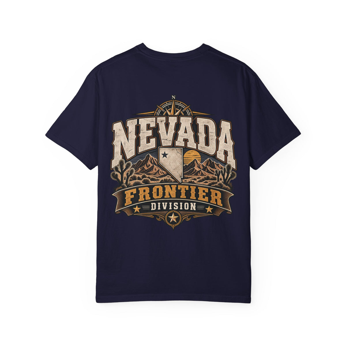 Nevada Frontier Division Unisex Comfort Color 1717 Streetwear Graphic Tee