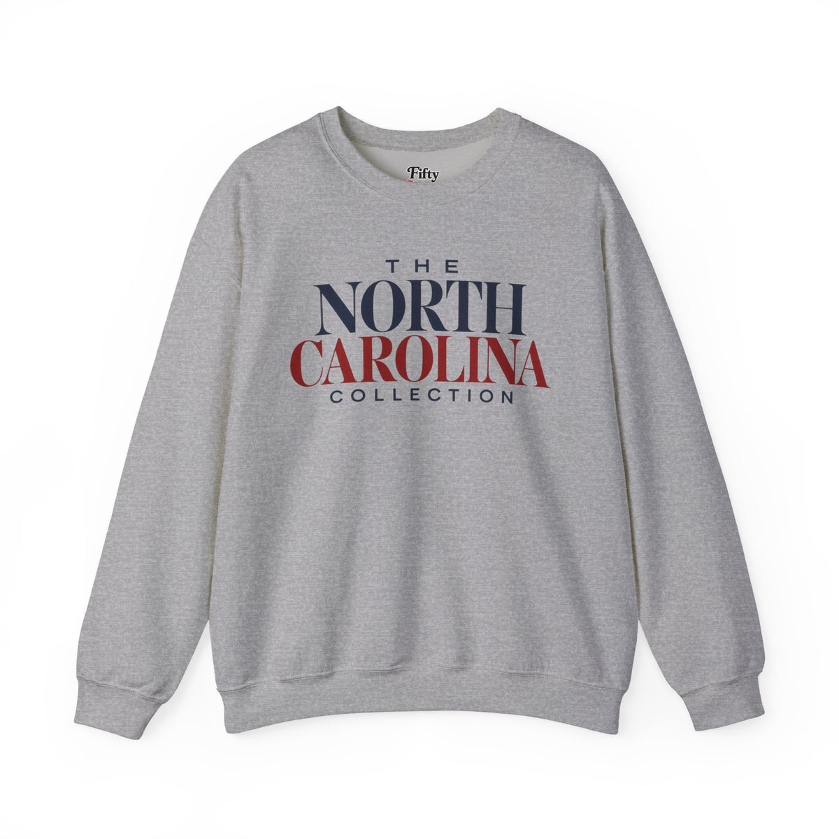 The North Carolina Collection Unisex Crewneck Sweatshirt State Name Graphic