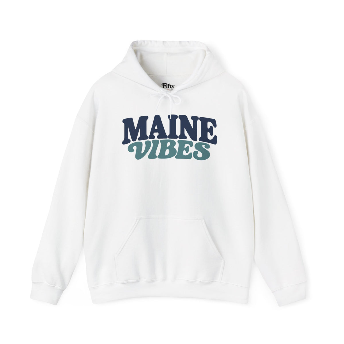 Maine Vibes Unisex Hoodie State Name Graphic