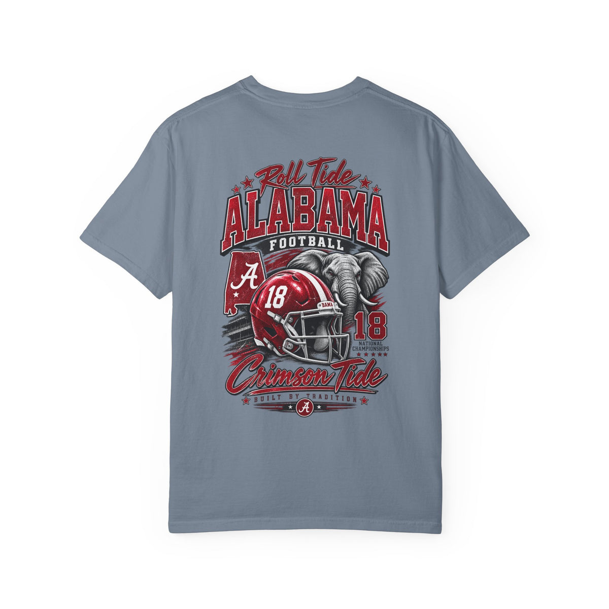 Alabama Football Culture Unisex Comfort Color 1717 Streetwear Graphic Tee
