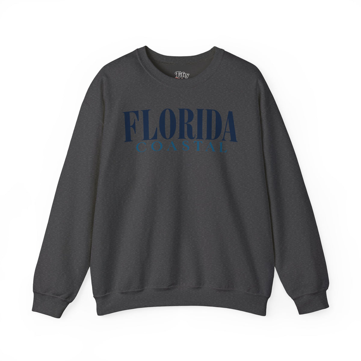 Florida Coastal Unisex Crewneck Sweatshirt State Name Graphic