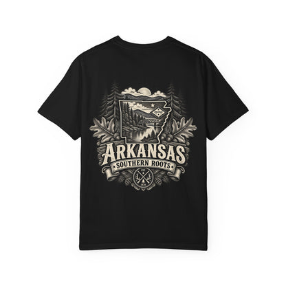 Arkansas Southern Roots Unisex Comfort Color 1717 Streetwear Graphic Tee