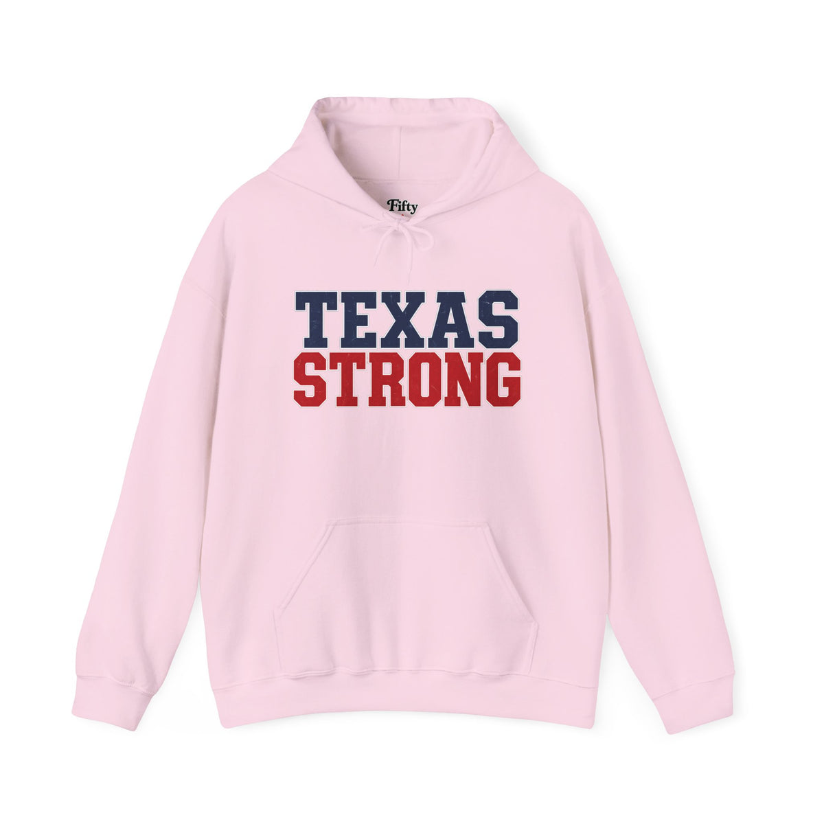 Texas Strong Unisex Hoodie State Name Graphic