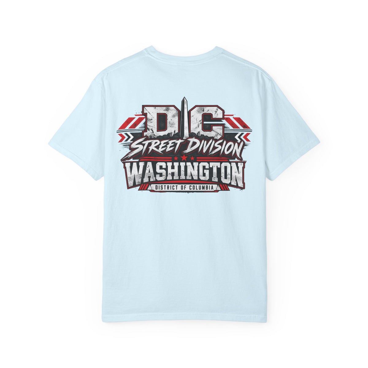Washington DC Street Division Unisex Comfort Color 1717 Streetwear Graphic Tee