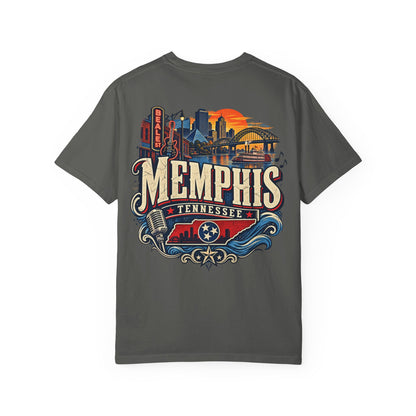 Memphis Tennessee Unisex Comfort Color 1717 Streetwear Graphic Tee