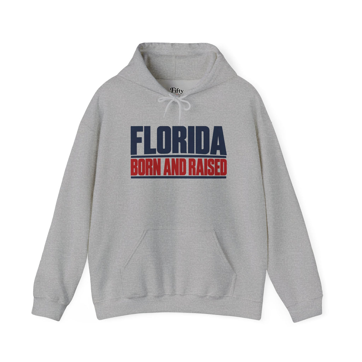 Florida Born and Raised Modern Streetwear Unisex Hoodie Graphic