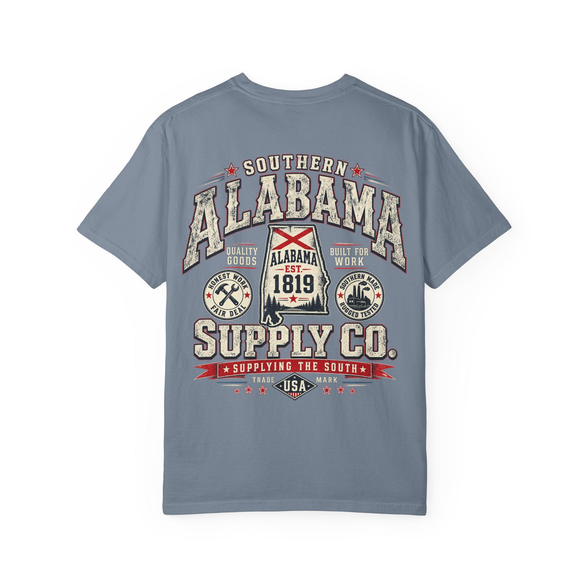 Southern Alabama Supply Unisex Comfort Color 1717 Streetwear Graphic Tee