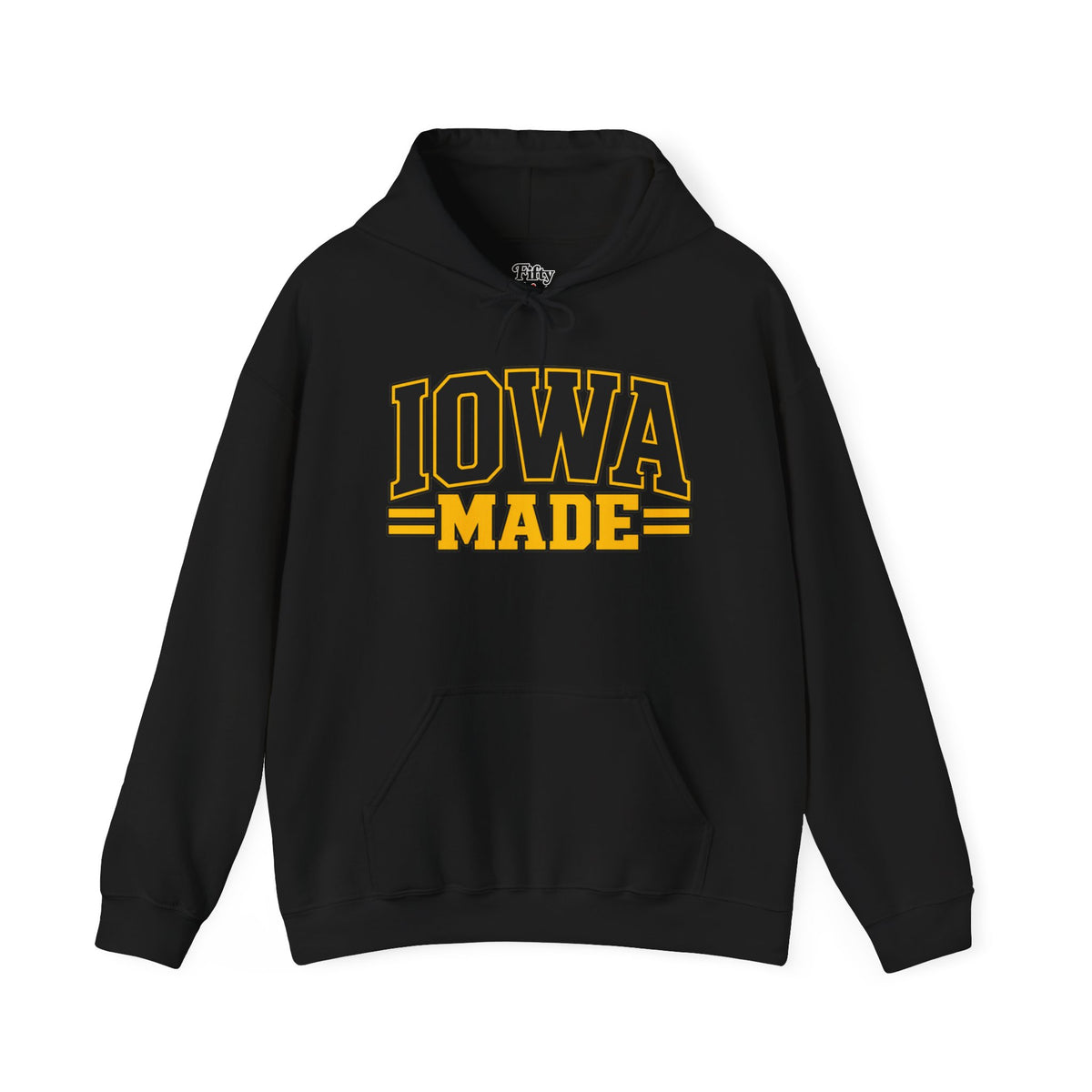 Iowa Made Unisex Hoodie State Name Graphic