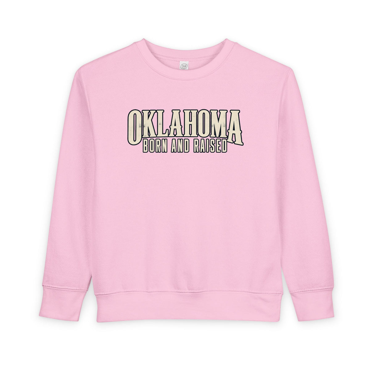 Oklahoma Born and Raised Premium Heritage Unisex Toddler Sweatshirt