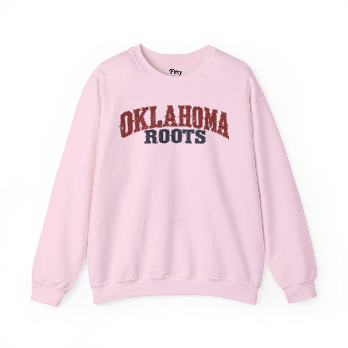 Oklahoma Roots Unisex Crewneck Sweatshirt State Name Graphic