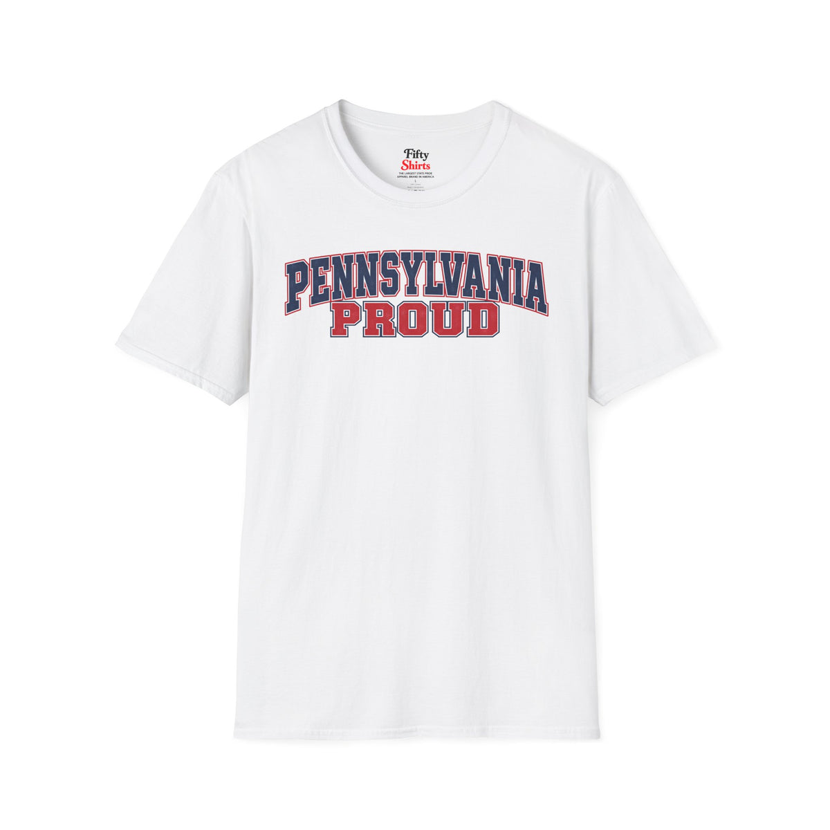 Pennsylvania Proud Unisex Softstyle T Shirt State Name Graphic Tee