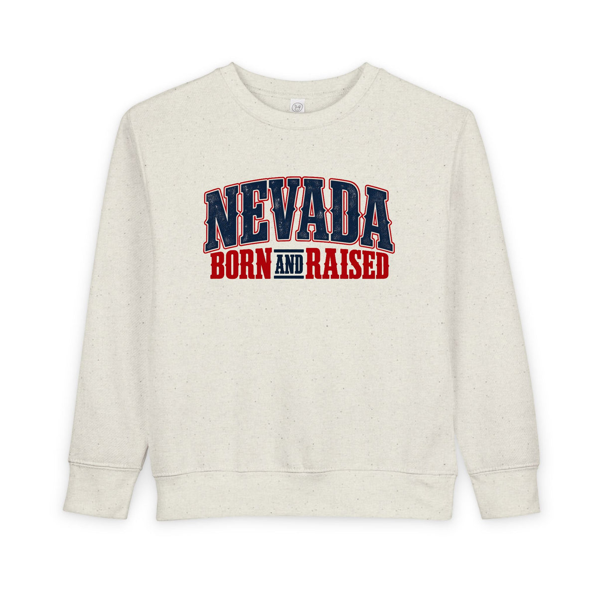 Nevada Born and Raised Premium Western Heritage Unisex Toddler Sweatshirt