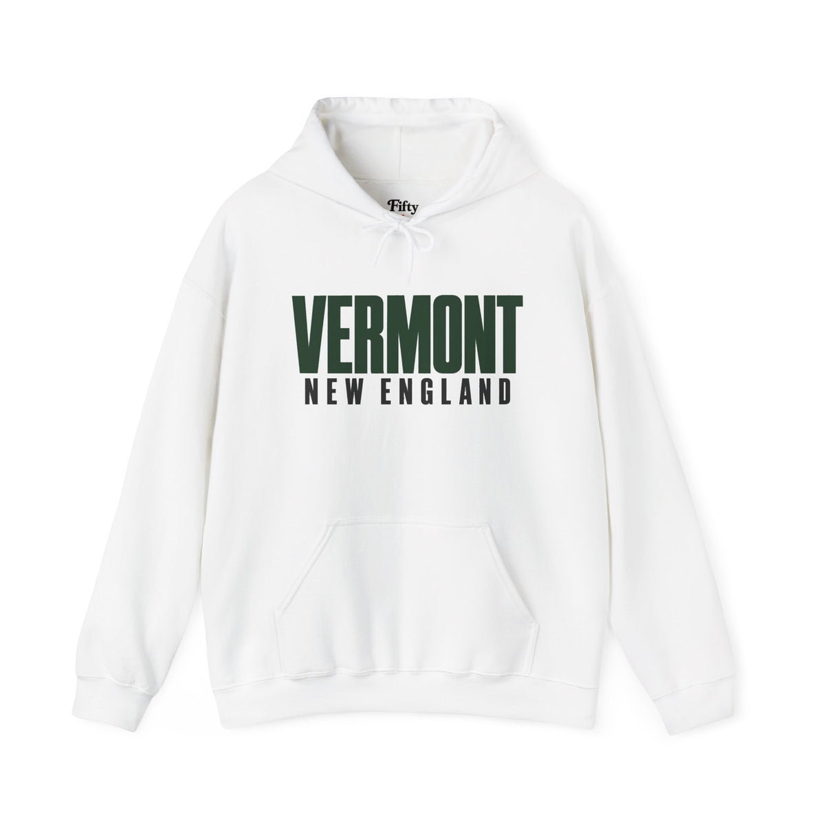 Vermont New England Unisex Hoodie State Name Graphic