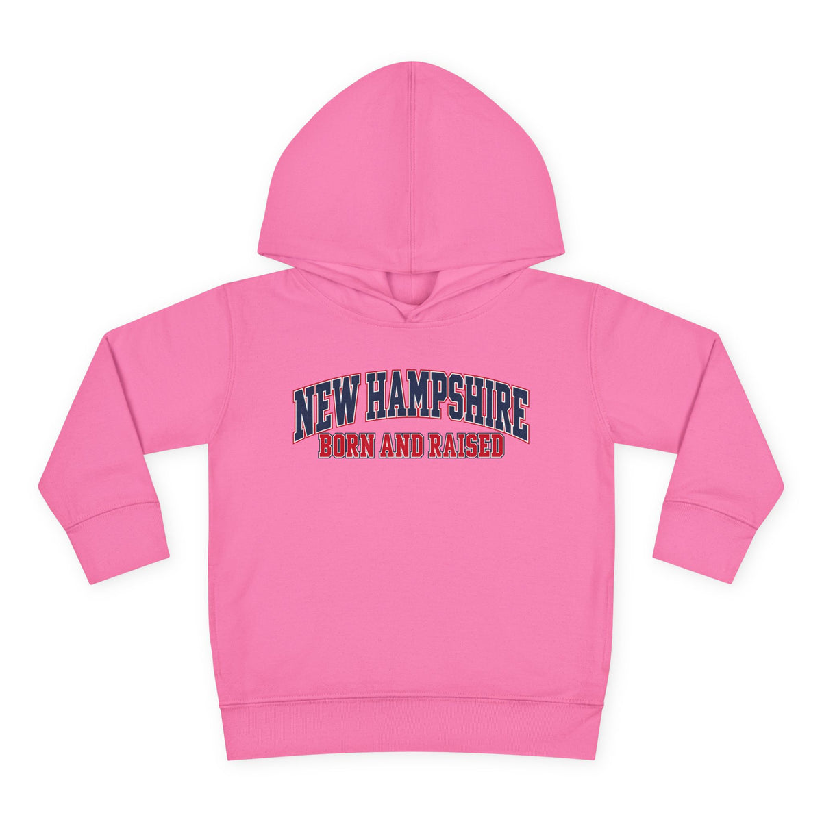 New Hampshire Born and Raised Premium Collegiate Unisex Pullover Fleece Hoodie