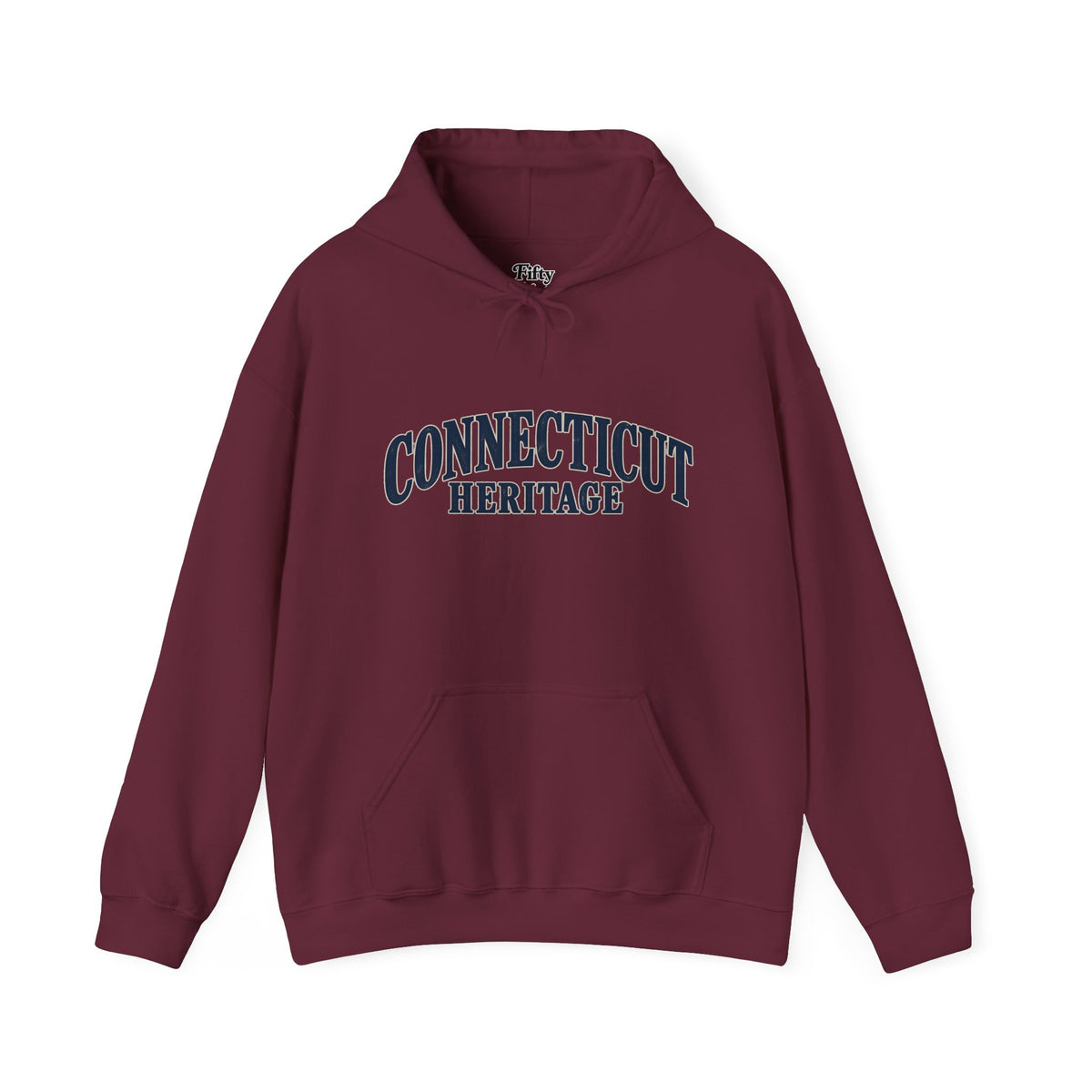 Connecticut Heritage Unisex Hoodie State Name Graphic