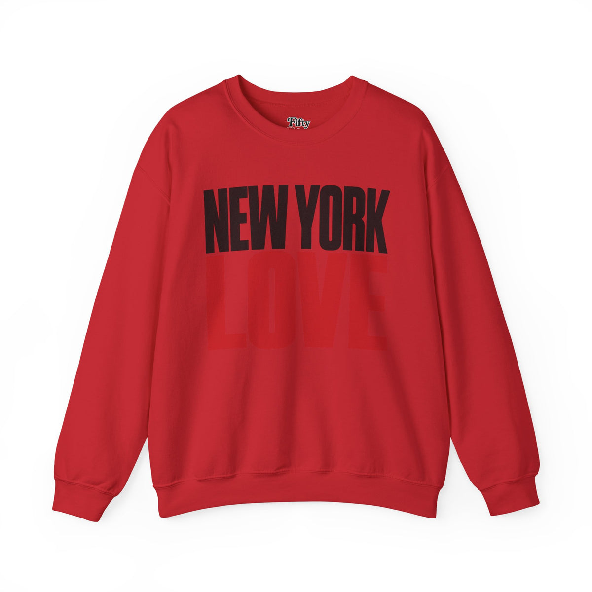 New York Love Unisex Crewneck Sweatshirt State Name Graphic