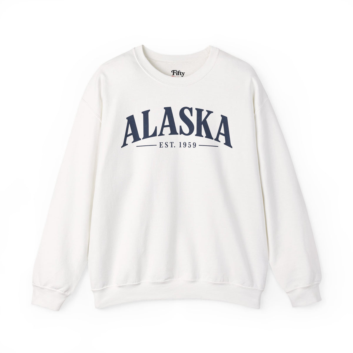 Alaska Est 1959 Unisex Crewneck Sweatshirt State Name Graphic