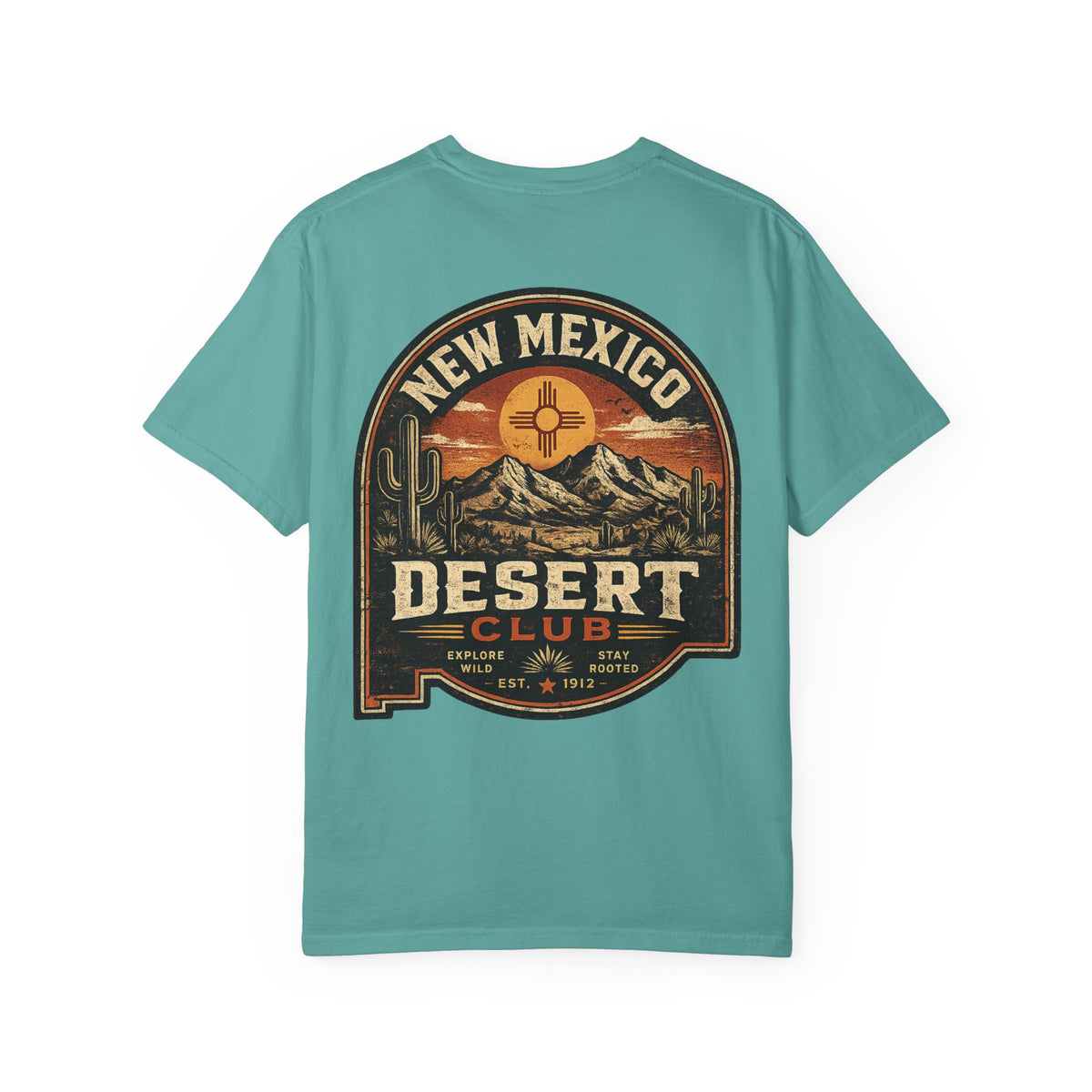 New Mexico Desert Club Unisex Comfort Color 1717 Streetwear Graphic Tee