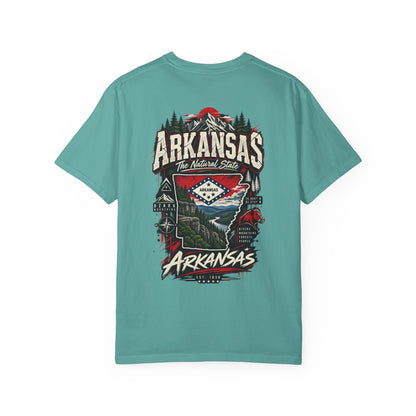 Arkansas Street Legacy Unisex Comfort Color 1717 Streetwear Graphic Tee