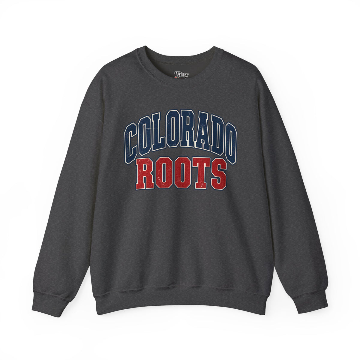 Colorado Roots Unisex Crewneck Sweatshirt State Name Graphic