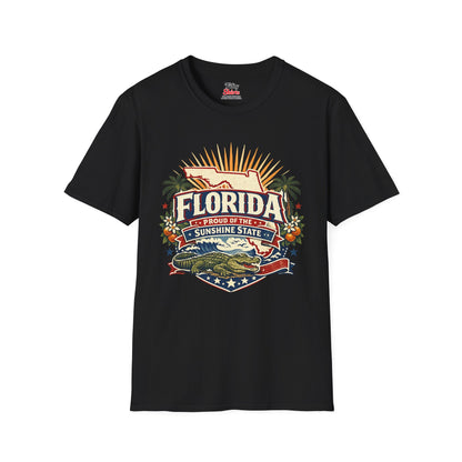 Florida State Pride Unisex Softstyle T Shirt State Pride Graphic Tee Collections FS03