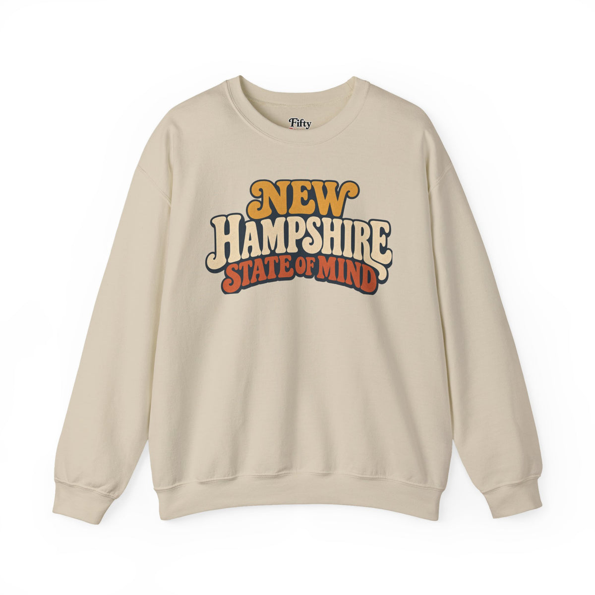 New Hampshire State of Mind Unisex Crewneck Sweatshirt State Name Graphic