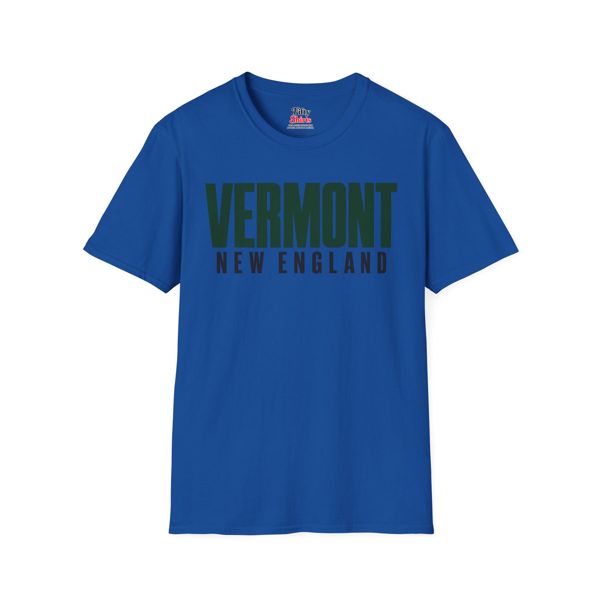 Vermont New England Unisex Softstyle T Shirt State Name Graphic Tee