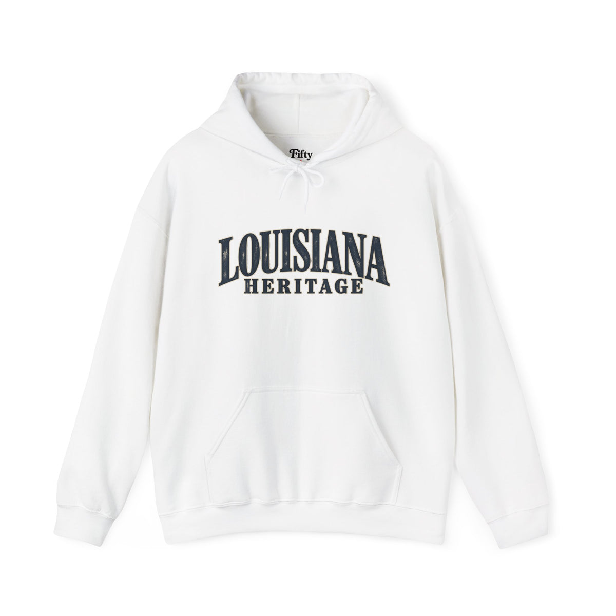 Louisiana Heritage Unisex Hoodie State Name Graphic