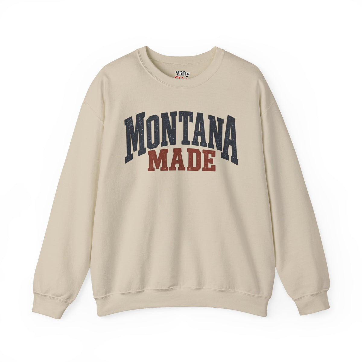 Montana Made Unisex Crewneck Sweatshirt State Name Graphic