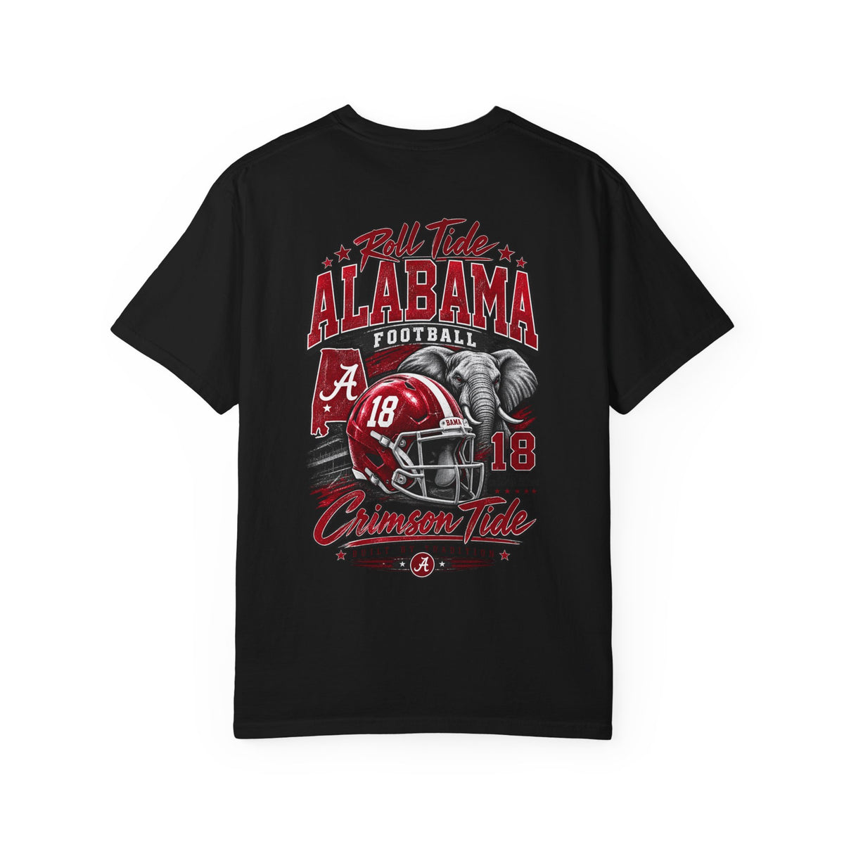 Alabama Football Culture Unisex Comfort Color 1717 Streetwear Graphic Tee