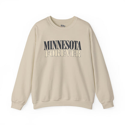Minnesota Forever Unisex Crewneck Sweatshirt State Name Graphic