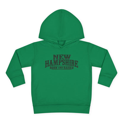 New Hampshire Born and Raised Rustic Outdoor Heritage Unisex Pullover Fleece Hoodie