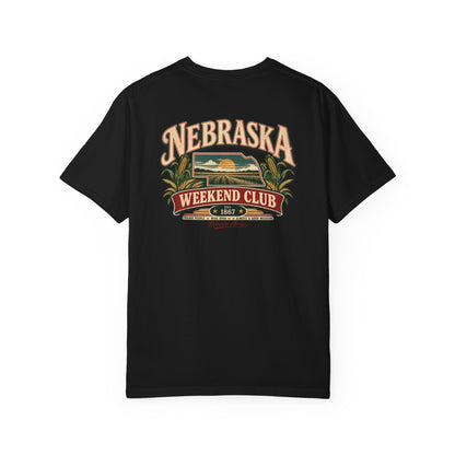 Nebraska Weekend Club Unisex Comfort Color 1717 Streetwear Graphic Tee