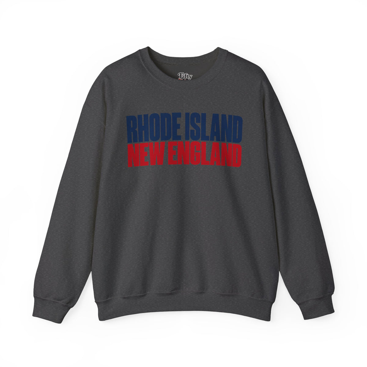 Rhode Island New England Unisex Crewneck Sweatshirt State Name Graphic