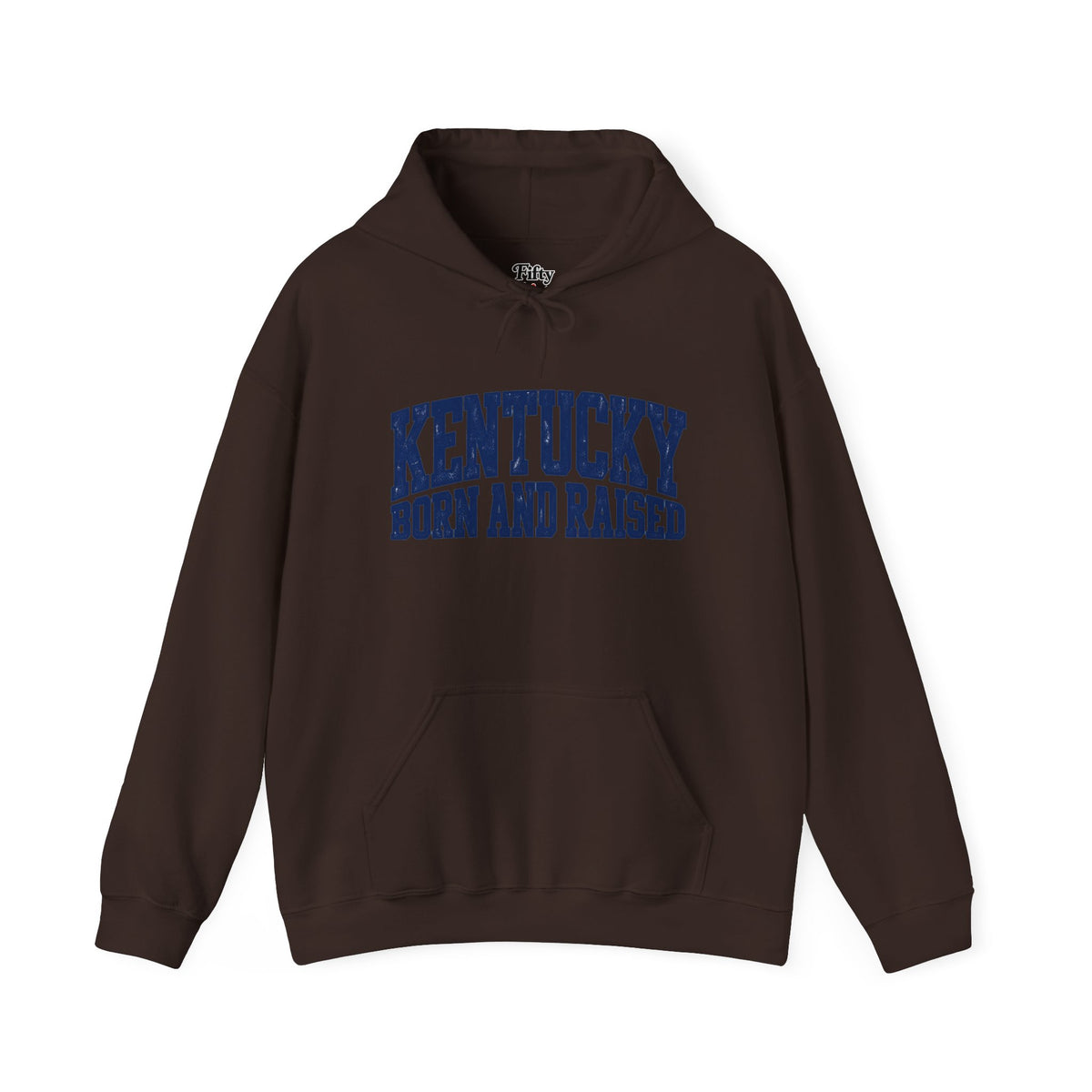 Kentucky Born and Raised Bold Athletic Unisex Hoodie Graphic