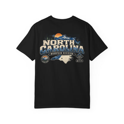 North Carolina Mountain Division Unisex Comfort Color 1717 Streetwear Graphic Tee