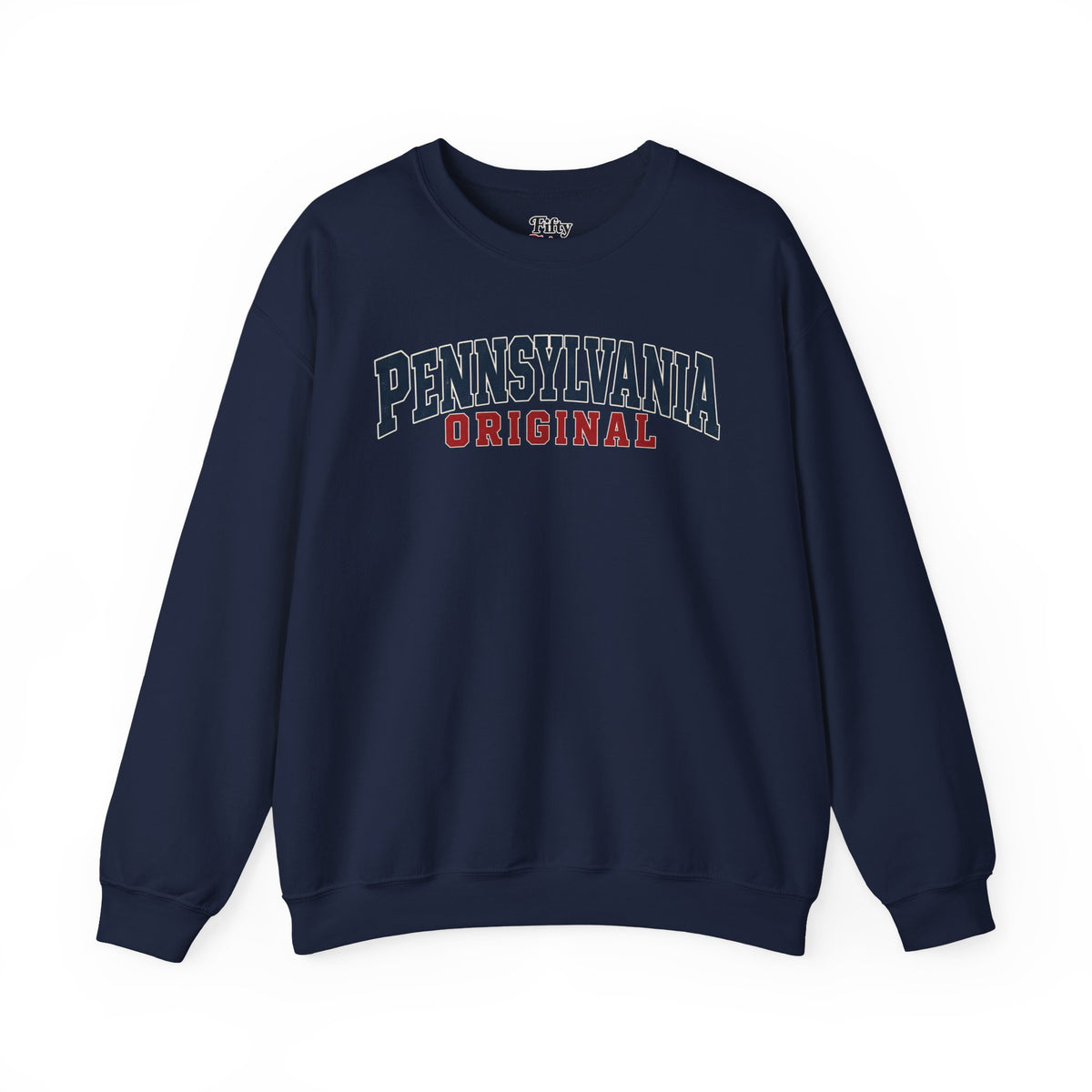 Pennsylvania Original Unisex Crewneck Sweatshirt State Name Graphic