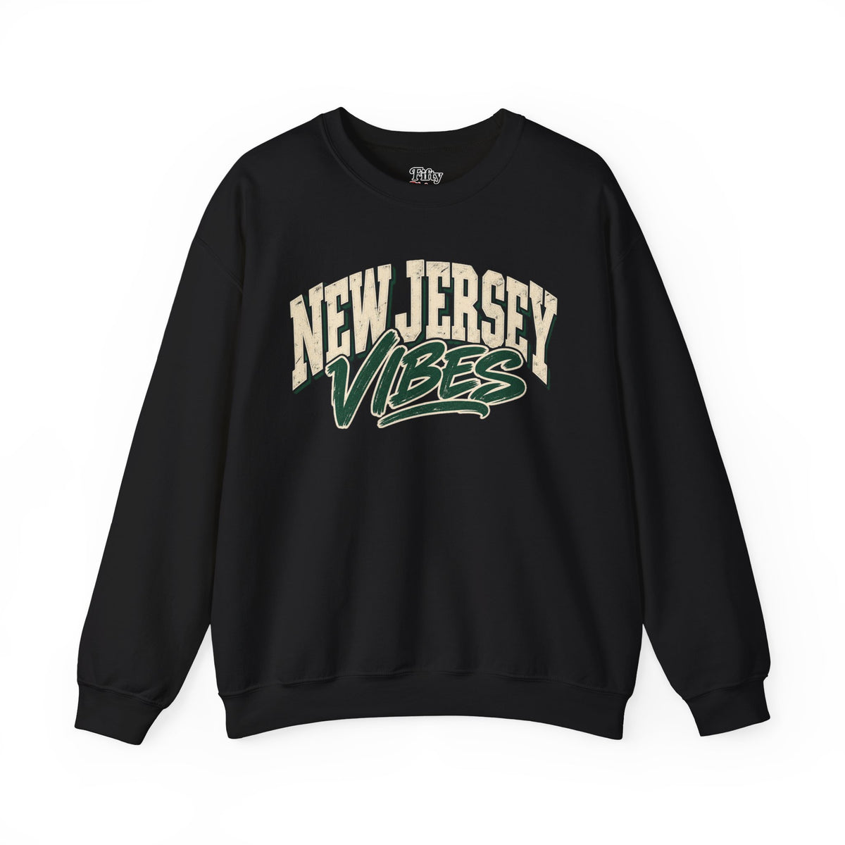 New Jersey Vibes Unisex Crewneck Sweatshirt State Name Graphic