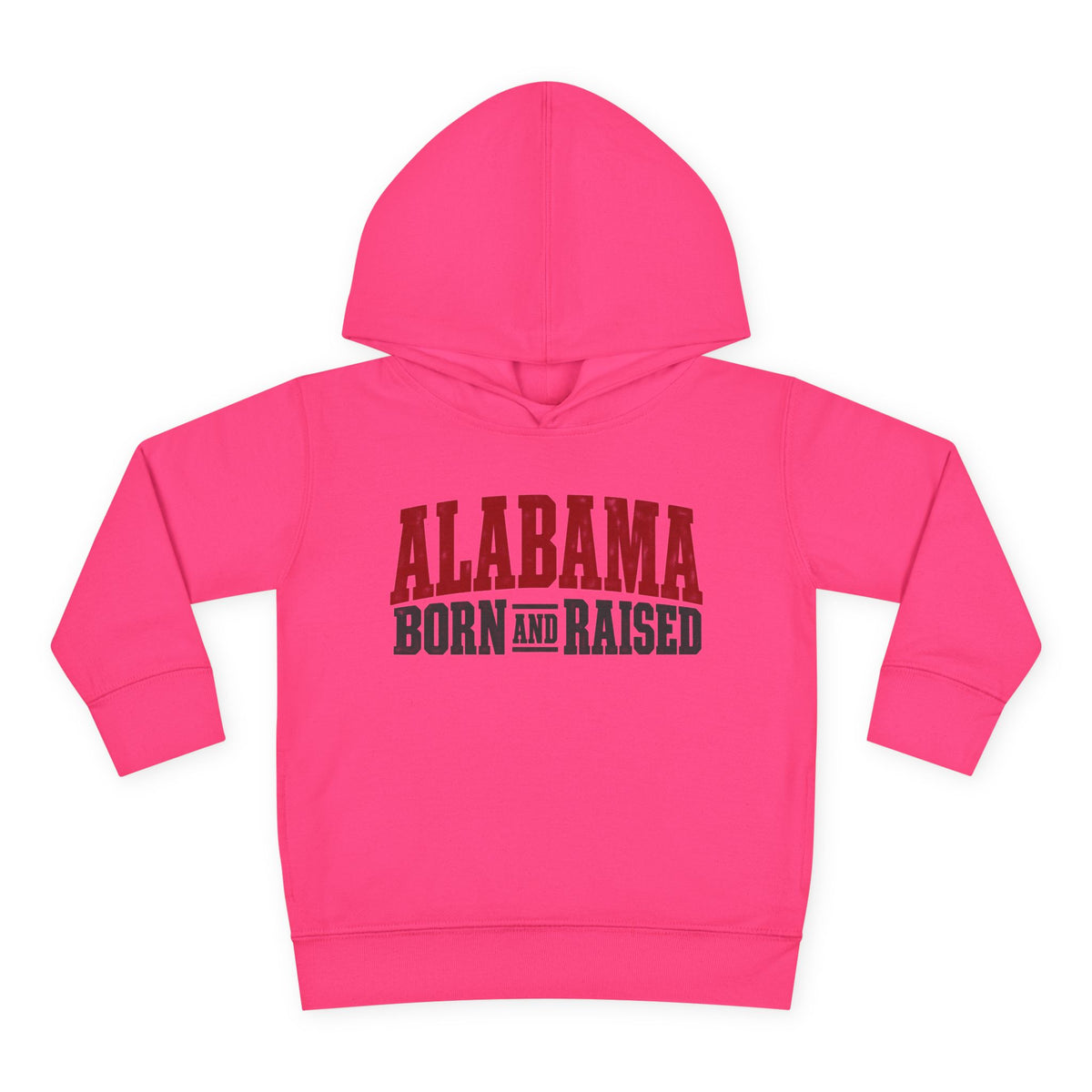 Alabama Born and Raised Rugged Workwear Unisex Toddler Pullover Fleece Hoodie