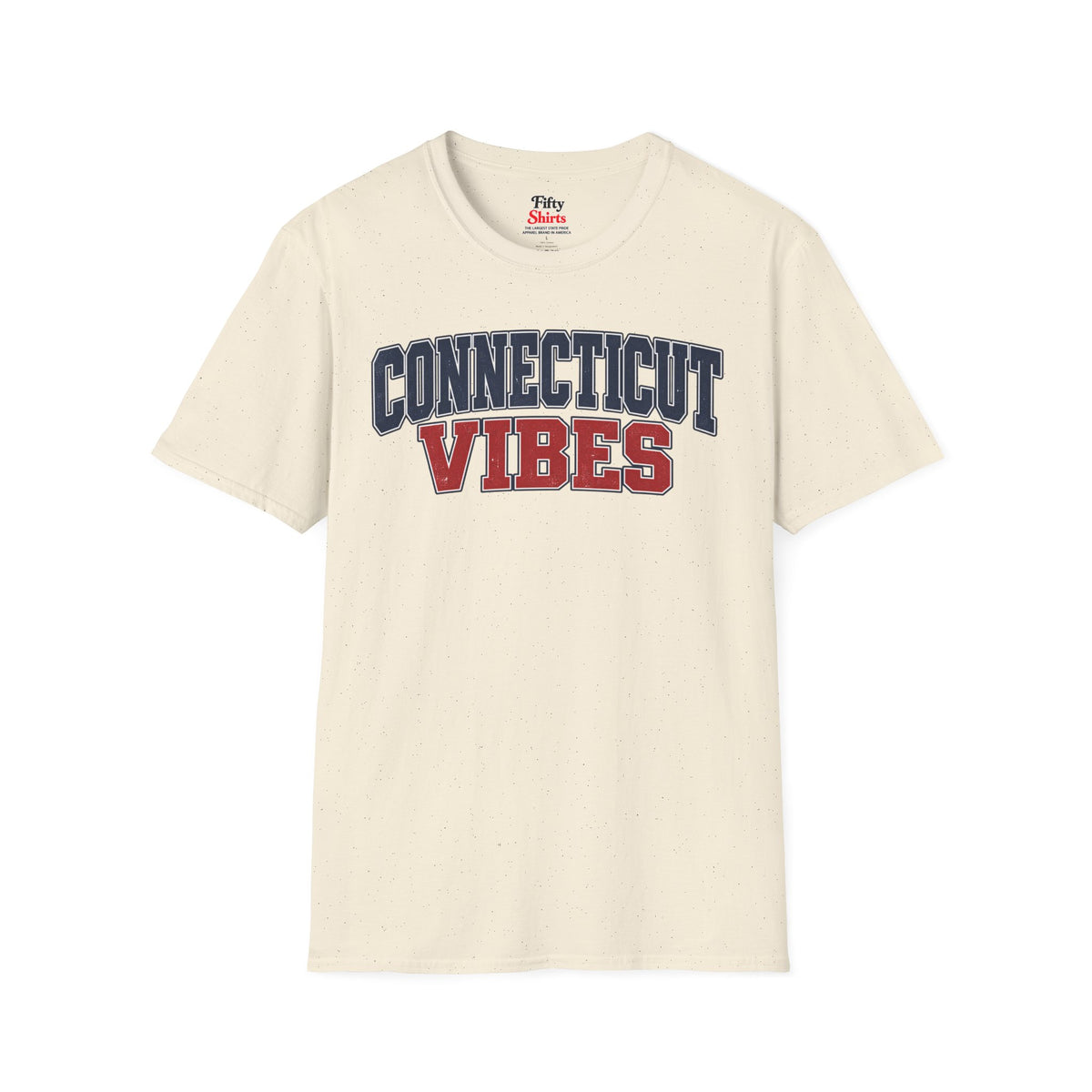Connecticut Vibes Unisex Softstyle T Shirt State Name Graphic Tee